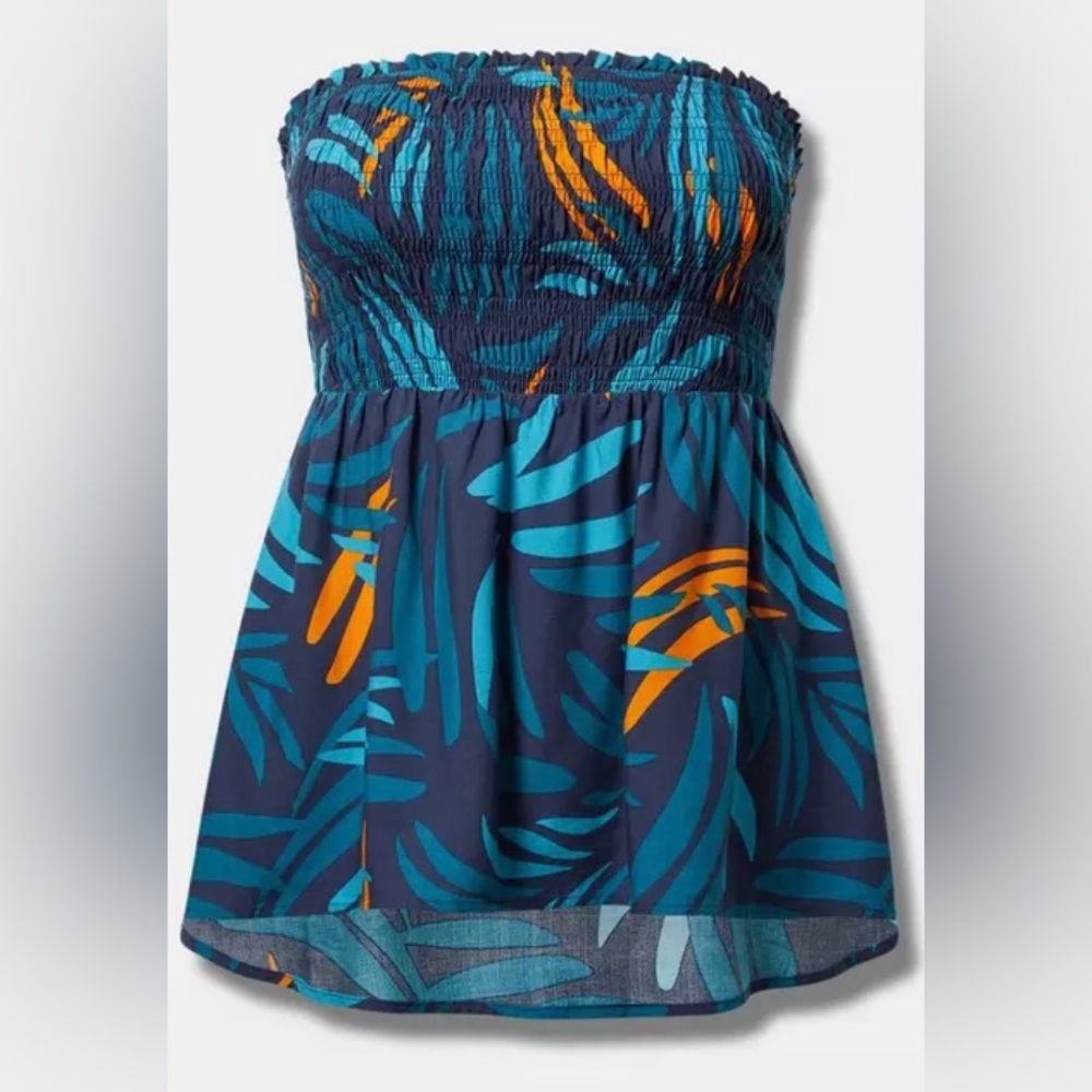 Torrid Smocked Tube Top Size 1X NWT